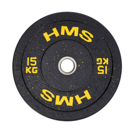 bilde 2 - HTBR15 Olympic PLATE - BUMPER 15 KG HMS (gul)