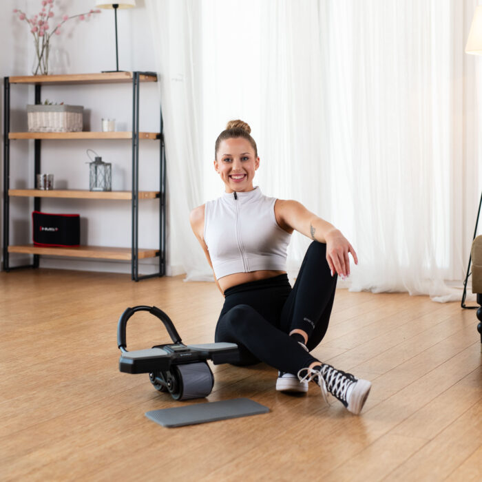 bilde 5 - KA10 Black AB WHEEL FOR EXERCISING ABS MUSCLES HMS