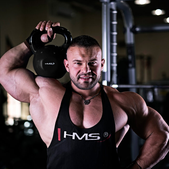 bilde 4 - KNV 4 KG KAST IRON KETTLEBELL HMS (svart)