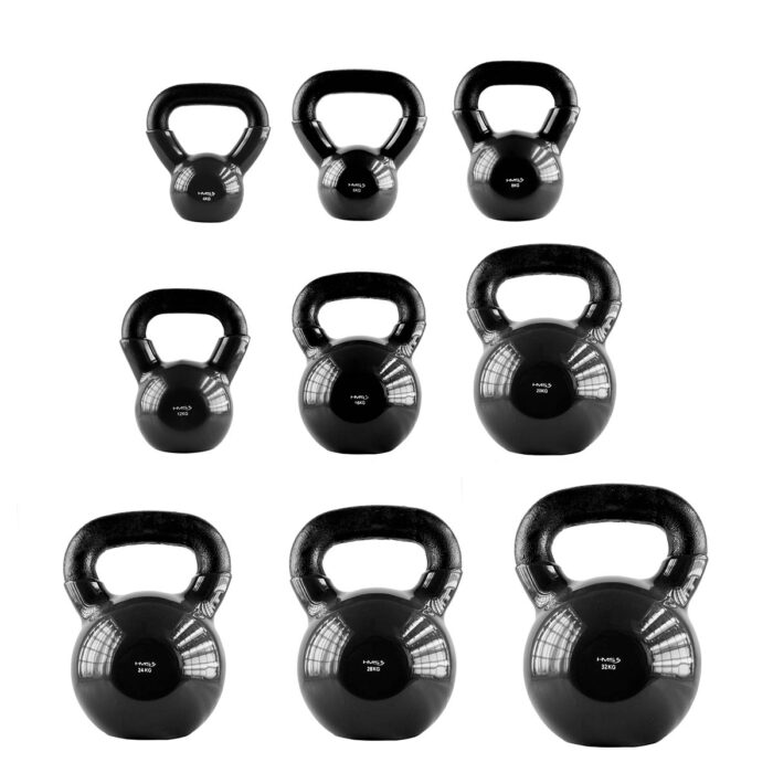 bilde 3 - KNV 8 KG CAST IRON KETTLEBELL HMS (svart)