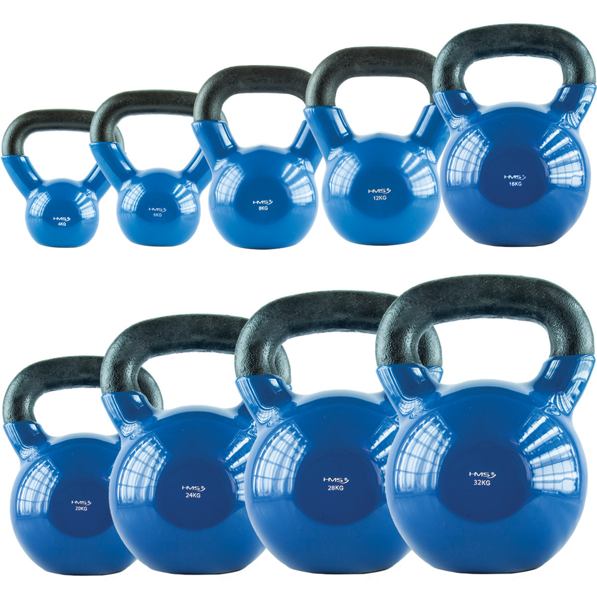 bilde 3 - KNV 20 KG CAST IRON KETTLEBELL HMS (blå)