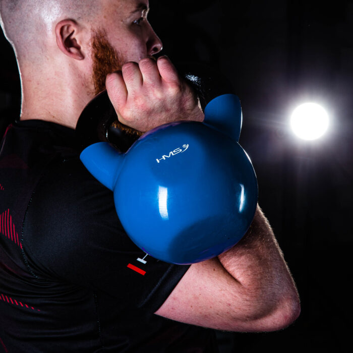 bilde 8 - KNV 24 KG CAST IRON KETTLEBELL HMS (blå)
