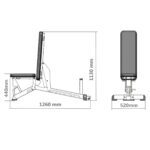 bilde 5 - L1237 ADJUST EXERCISE BENCH SEMI KOMMERCIAL HMS