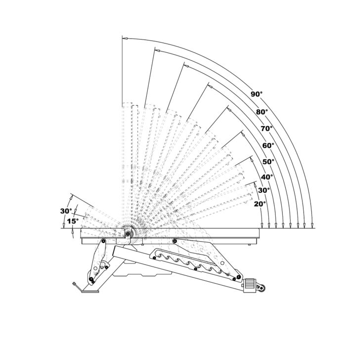 bilde 4 - L3150 ADUSTALE EXERCISE BENCH KOMMERCIAL HMS