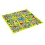 bilde 1 - MD02 KIDs MAT PUZZLE CARS 9 ELEMENTS 90x90CM NILS FUN