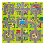 bilde 10 - MD02 KIDs MAT PUZZLE CARS 9 ELEMENTS 90x90CM NILS FUN