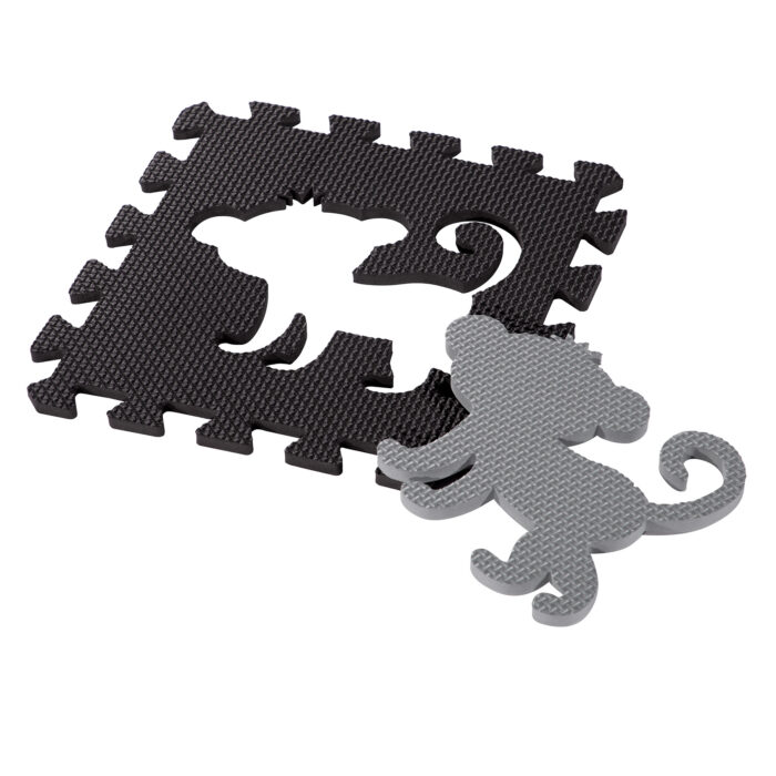 bilde 8 - MD03 KID'S PLAYPEN PUZZLE MAT GRAY 36 ELEMENTS 140x140CM NILS FUN