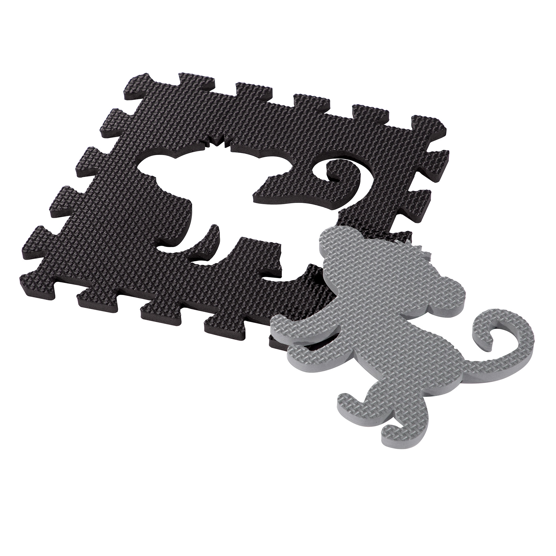 bilde 8 - MD03 KID'S PLAYPEN PUZZLE MAT GRAY 36 ELEMENTS 140x140CM NILS FUN