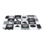 bilde 9 - MD03 KID'S PLAYPEN PUZZLE MAT GRAY 36 ELEMENTS 140x140CM NILS FUN