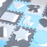 bilde 7 - MD03 KID'S PLAYPEN PUZZLE MAT MINT 36 ELEMENTS 140x140CM NILS FUN