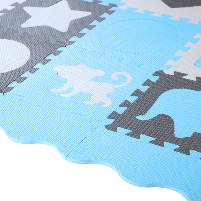 bilde 10 - MD03 KID'S PLAYPEN PUZZLE MAT MINT 36 ELEMENTS 140x140CM NILS FUN