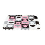 bilde 9 - MD03 KID'S PLAYPEN PUZZLE MAT PINK HEARTS 36 ELEMENTS 140x140CM NILS FUN