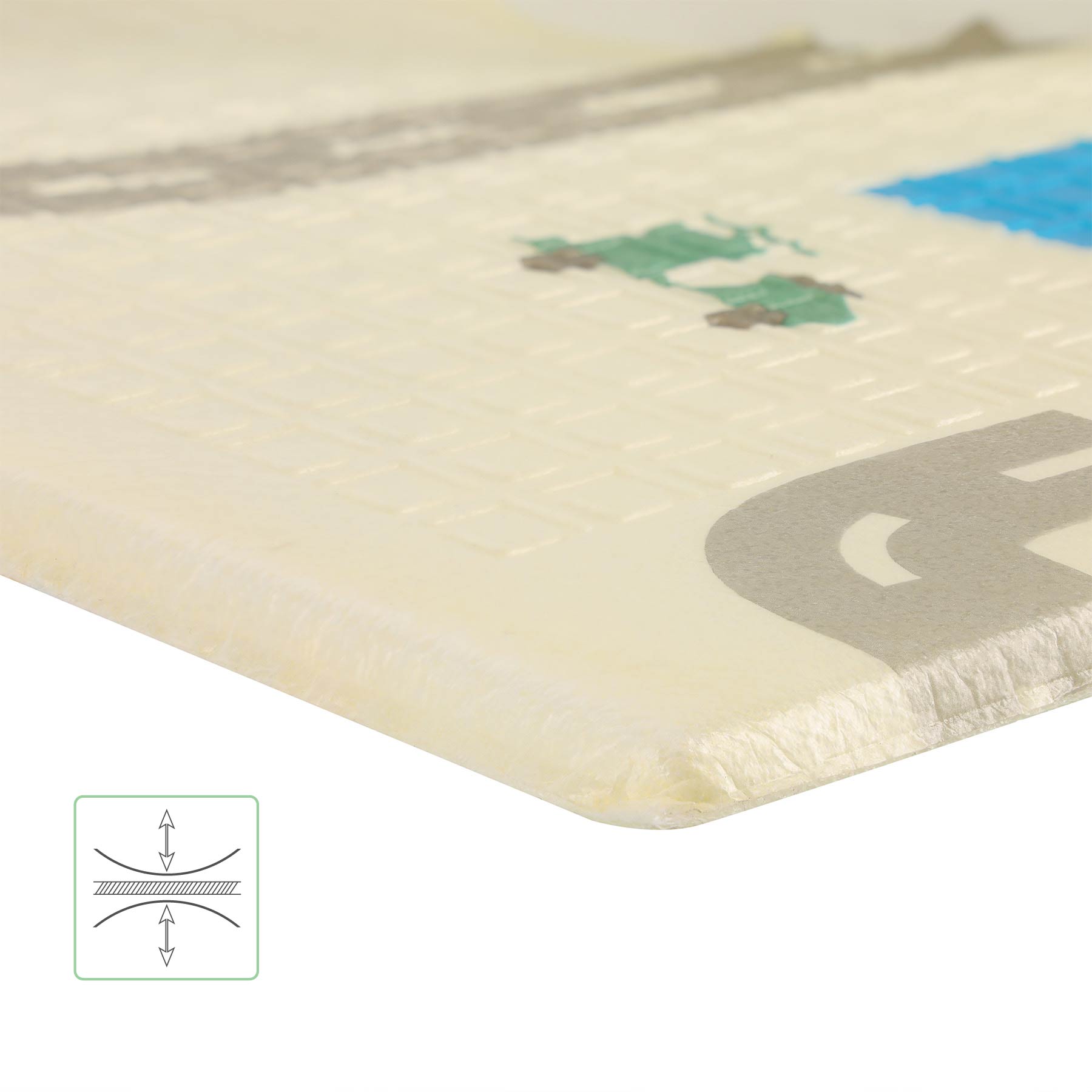 bilde 7 - MD04 KIDS FOLDING MAT CITY 195x180CM NILS FUN