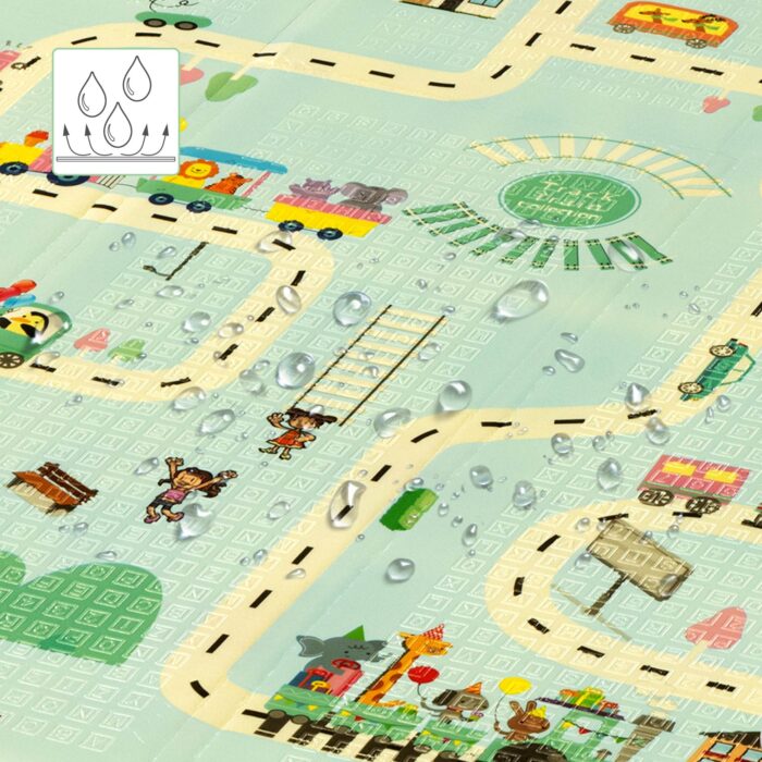 bilde 9 - MD04 KIDS FOLDING MAT CITY 195x180CM NILS FUN