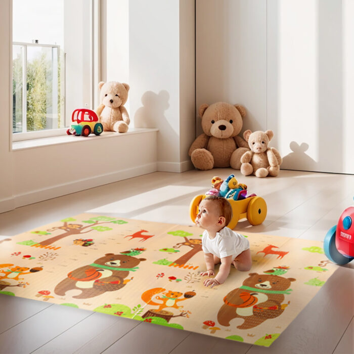 bilde 3 - MD05 KIDS FALLING MAT FOREST 190x150CM NILS FUN