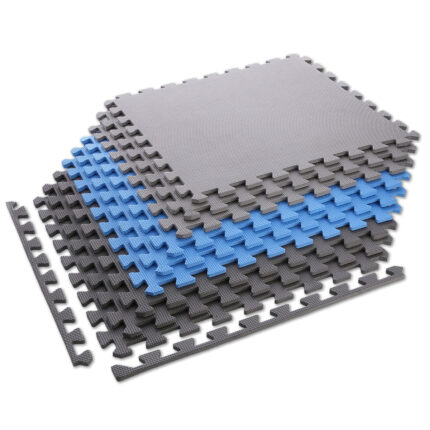 bilde 2 - MP10 L. Gray-Blue-D. Gray PUZLE PROTECTIV MAT 60x60x1.0 CM (9 PCS. SET) En opplevelse