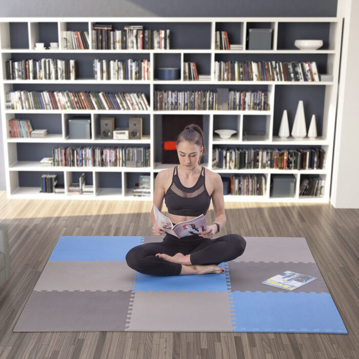 bilde 7 - MP10 L. Gray-Blue-D. Gray PUZLE PROTECTIV MAT 60x60x1.0 CM (9 PCS. SET) En opplevelse