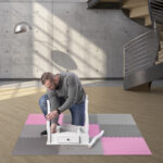 bilde 4 - MP10 GRAY-PINK-D.Gray PUZZLE PROTECTIV MAT 60x60x1.0 CM (9 PCS. SET) En opplevelse