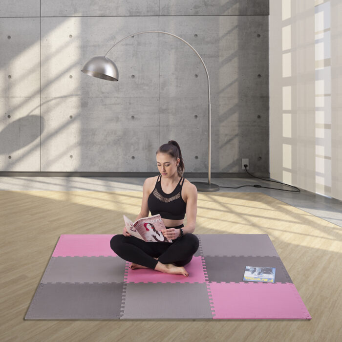 bilde 7 - MP10 GRAY-PINK-D.Gray PUZZLE PROTECTIV MAT 60x60x1.0 CM (9 PCS. SET) En opplevelse