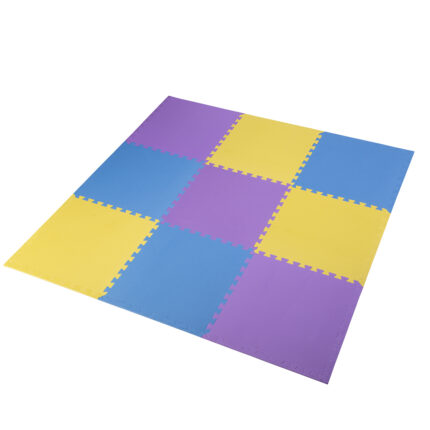 bilde 1 - MP10 VEGN YELL-BLUE-PURP PUZLE PROTECTIV MAT 60x60x1.0 CM (9 PCS. SET) En opplevelse