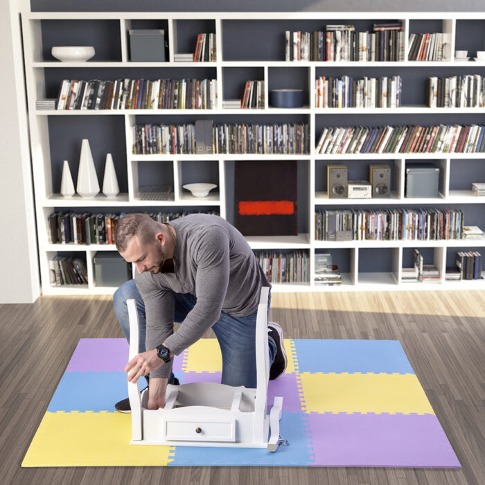 bilde 4 - MP10 VEGN YELL-BLUE-PURP PUZLE PROTECTIV MAT 60x60x1.0 CM (9 PCS. SET) En opplevelse