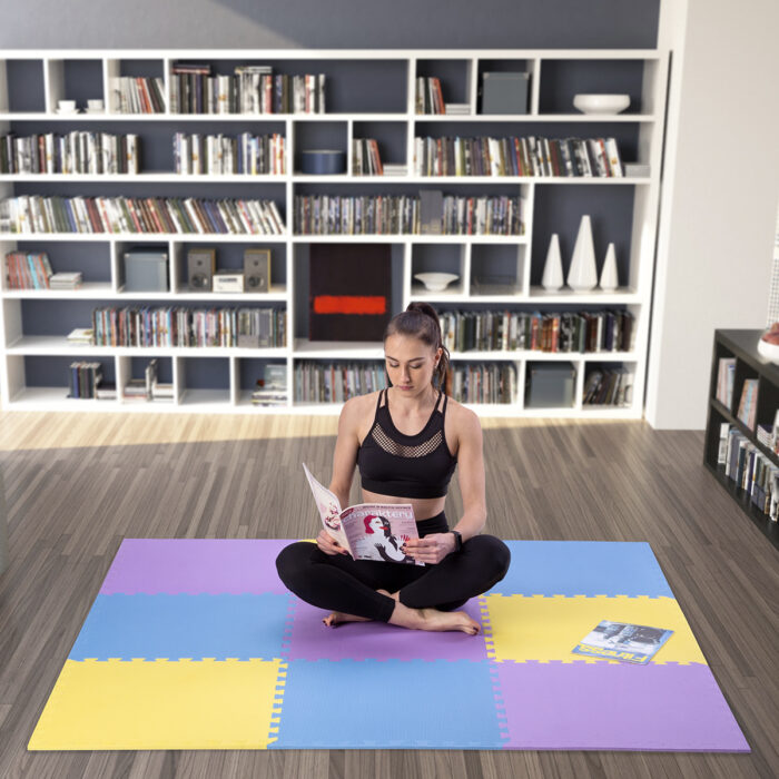 bilde 7 - MP10 VEGN YELL-BLUE-PURP PUZLE PROTECTIV MAT 60x60x1.0 CM (9 PCS. SET) En opplevelse