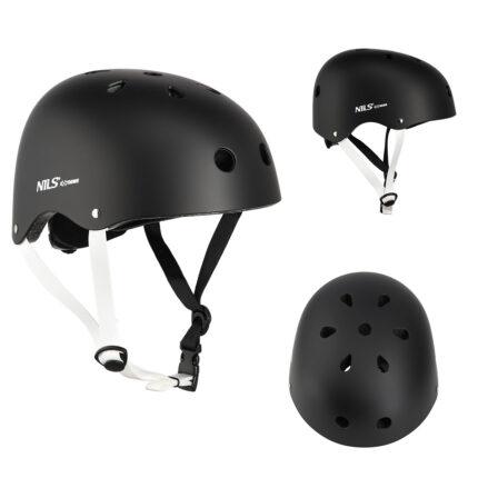 bilde 2 - MTW001 BLACK STORLE M(55-58CM) HELMET NILS EXTREME