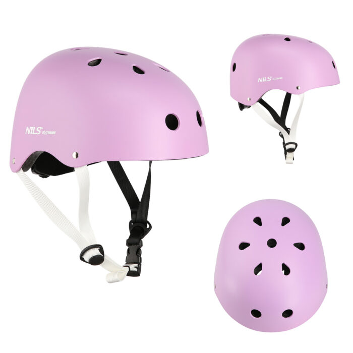bilde 2 - MTW001 VIOLET STORLEK XS(48-52CM) HELMET NILS EXTREME