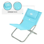 bilde 4 - NC3130 BLUE BEACH CHAIR med PILLOW NILS CAMP