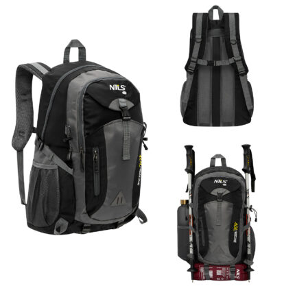 bilde 2 - NC1733 BACPACK TOURIST BLACK TREELIN 40L NILS CAMP