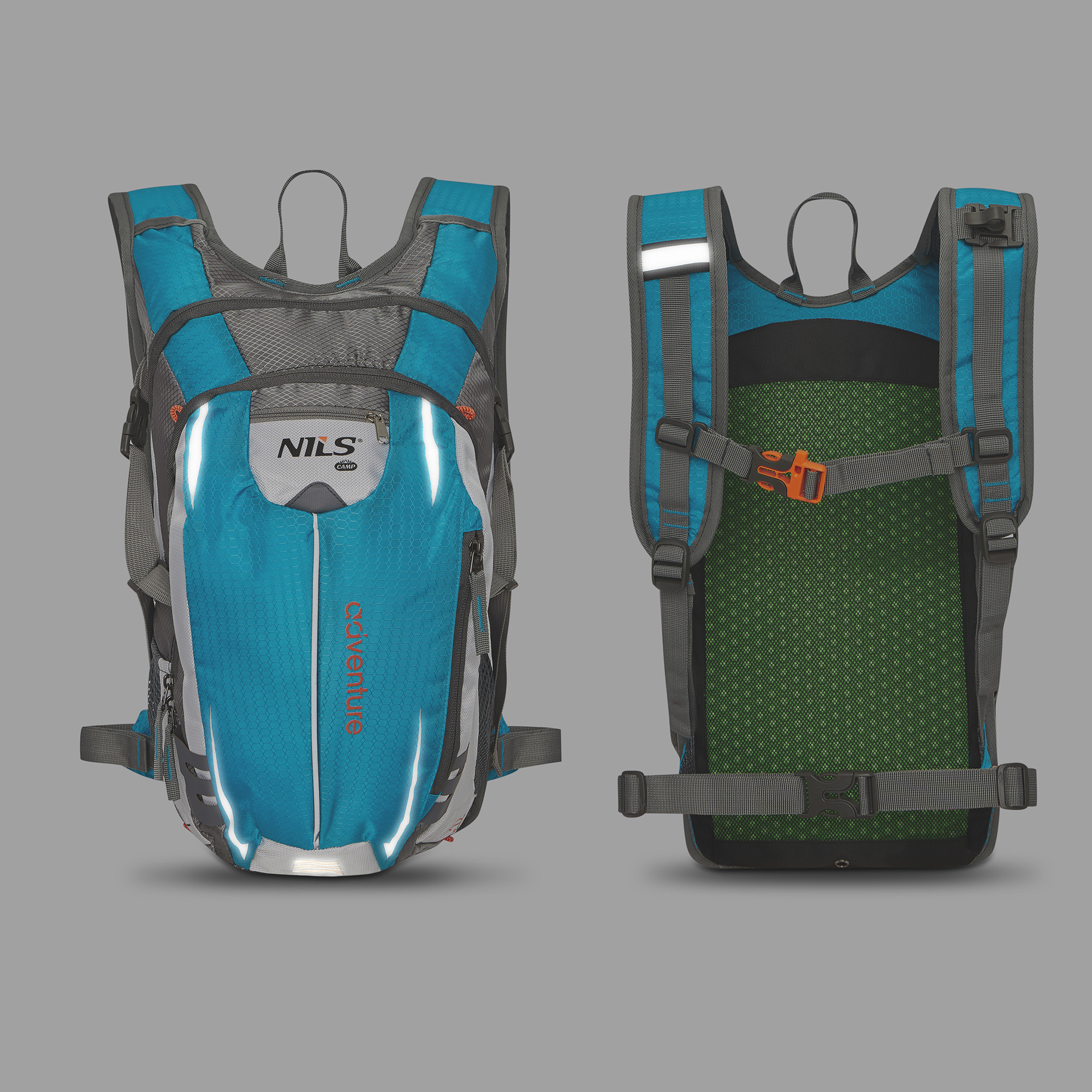 bilde 8 - NC1766 BACPACK BLUE ADVENTUR 25L NILS CAMP