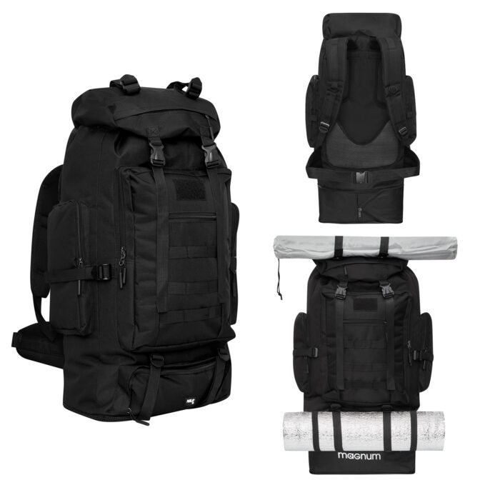 bilde 2 - NC1785 BAVSACK TAKTISK BLACK MAGNUM 100L NILS CAMP