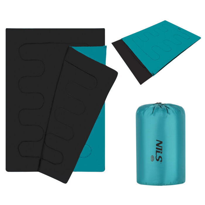 bilde 2 - NC2001 BLUE DUBLE SLEEPING BAG NILS CAMP