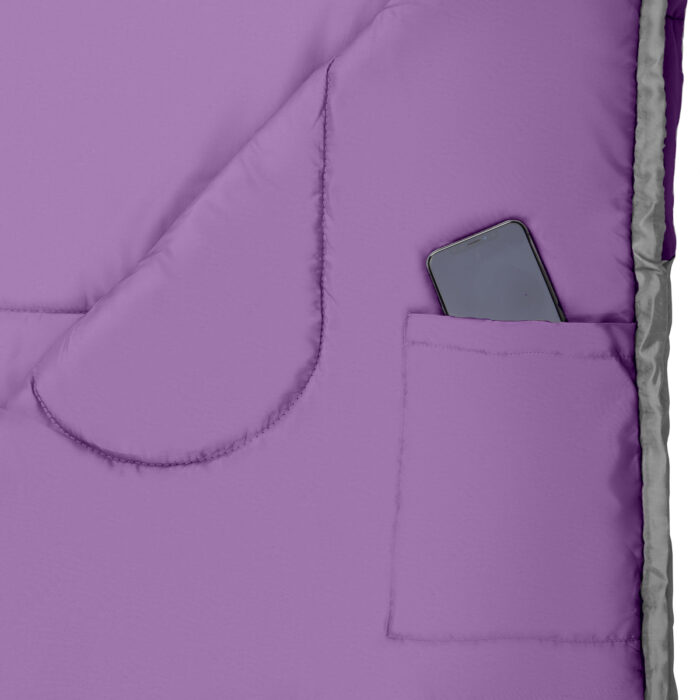 bilde 6 - NC2008 GREY-VIOLET SLEeping BAG STORLEM M NILS CAMP
