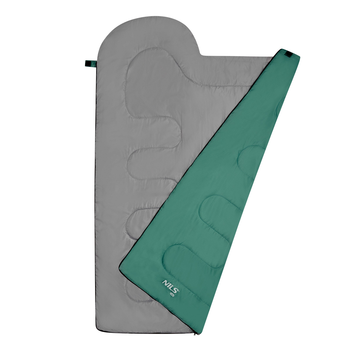 bilde 4 - NC2105 GREEN-GREAY SLEEPING BAG STORLEK L NILS CAMP