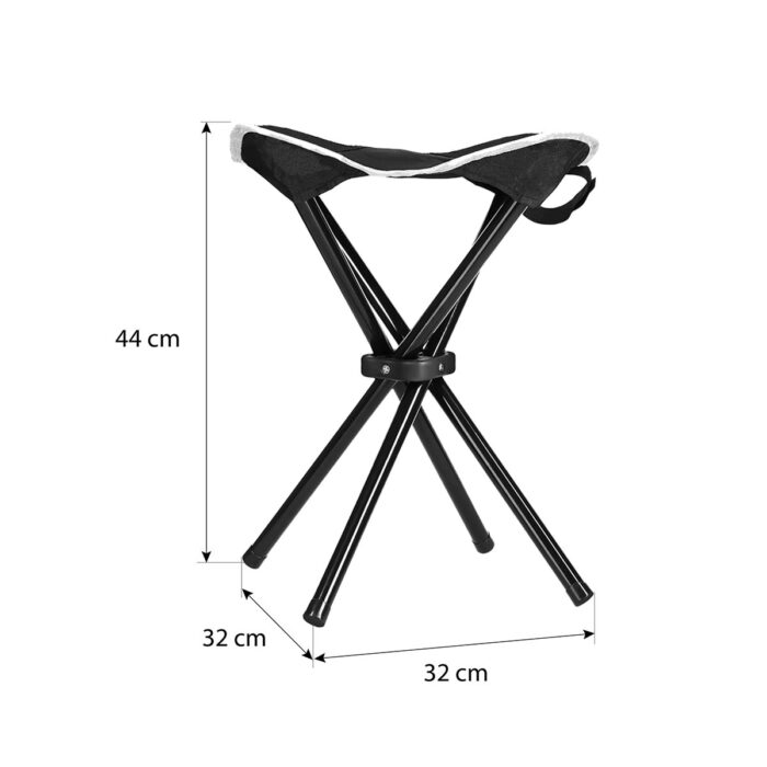 bilde 3 - NC3010 BLACK CAMPING STOOL NILS CAMP
