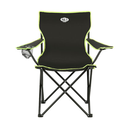 bilde 2 - NC3044 BLACK-LIME CAMPING CHAIR NILS CAMP