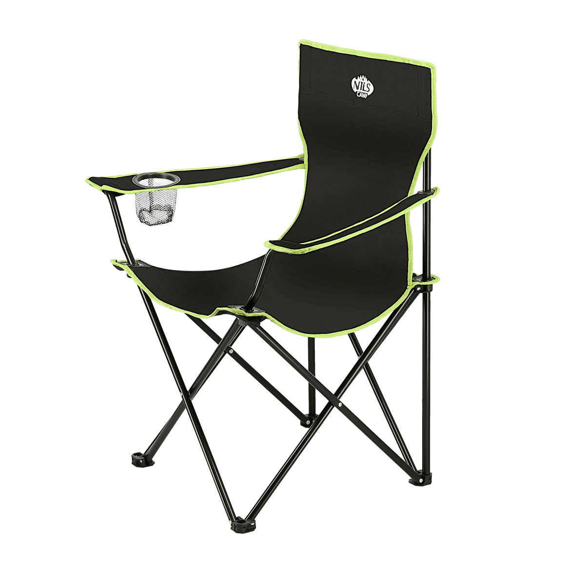 bilde 3 - NC3044 BLACK-LIME CAMPING CHAIR NILS CAMP