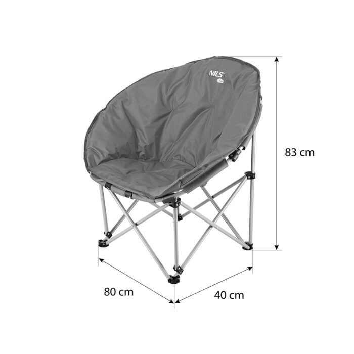 bilde 3 - NC3070 GRAY CAMPING CHAIR NILS CAMP