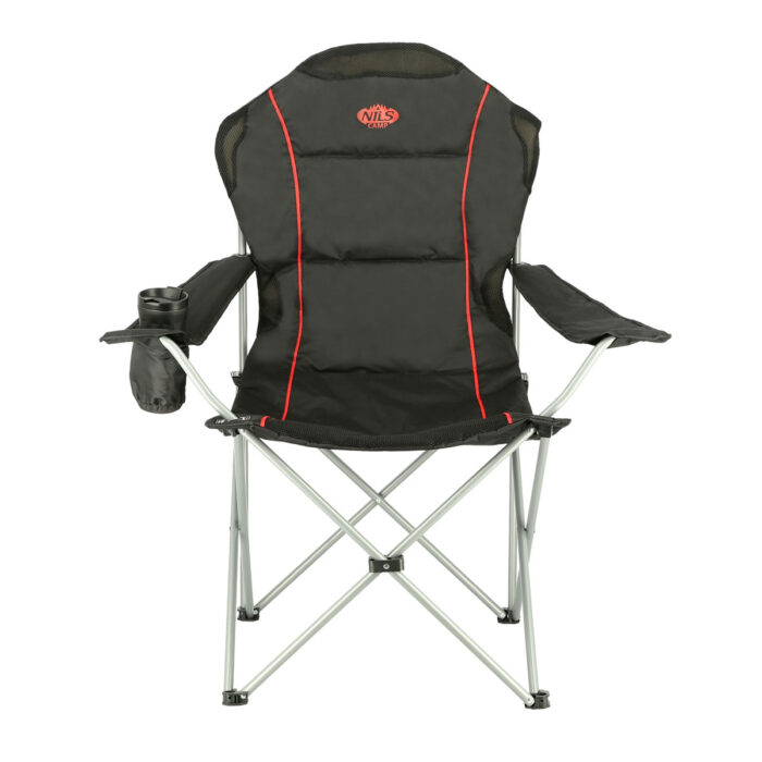 bilde 2 - NC3080 BLACK-RED CAMPING CHAIR NILS CAMP