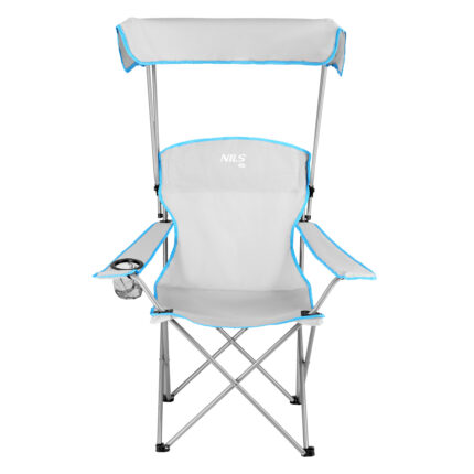 bilde 1 - NC3087 GRAY CAMPING CHAIR SUNSHADE NILS CAMP