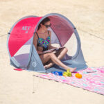 bilde 3 - NC3142 RED-Grey Pop UP BEACH TENT NILS CAMP