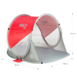 bilde 6 - NC3142 RED-Grey Pop UP BEACH TENT NILS CAMP