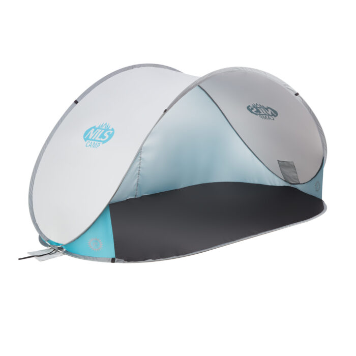 bilde 1 - NC3174 LIGHT GREY Pop UP BEACH TENT NILS CAMP