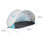 bilde 5 - NC3174 LIGHT GREY Pop UP BEACH TENT NILS CAMP