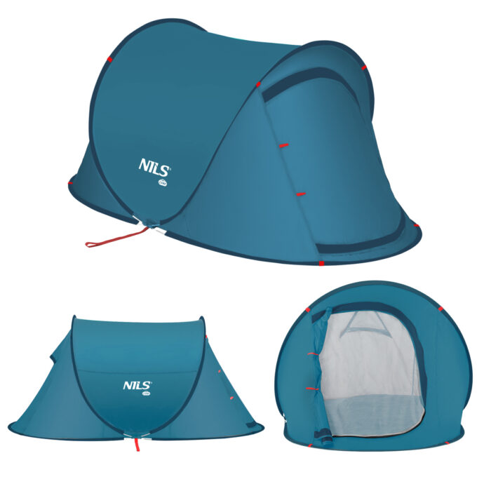 bilde 2 - NC3743 CAMPING TENT BLUE NILS CAMP