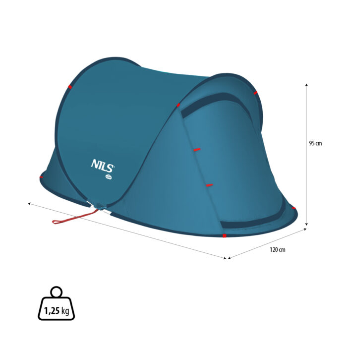 bilde 4 - NC3743 CAMPING TENT BLUE NILS CAMP