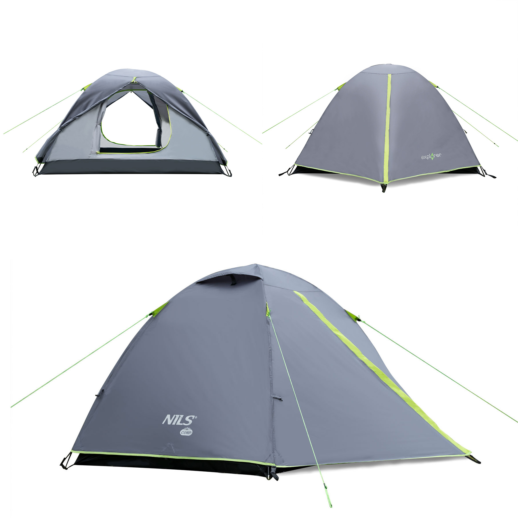 bilde 2 - NC6004 CAMPING ENT DARK GRAY EXPLORER NILS CAMP