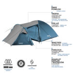 bilde 7 - NC6012 Blå-GRAY CAMPING TENT TREKKER NILS CAMP