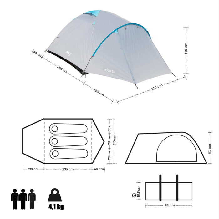 bilde 7 - NC6013 CAMPING ENT ROCKER NILS CAMP